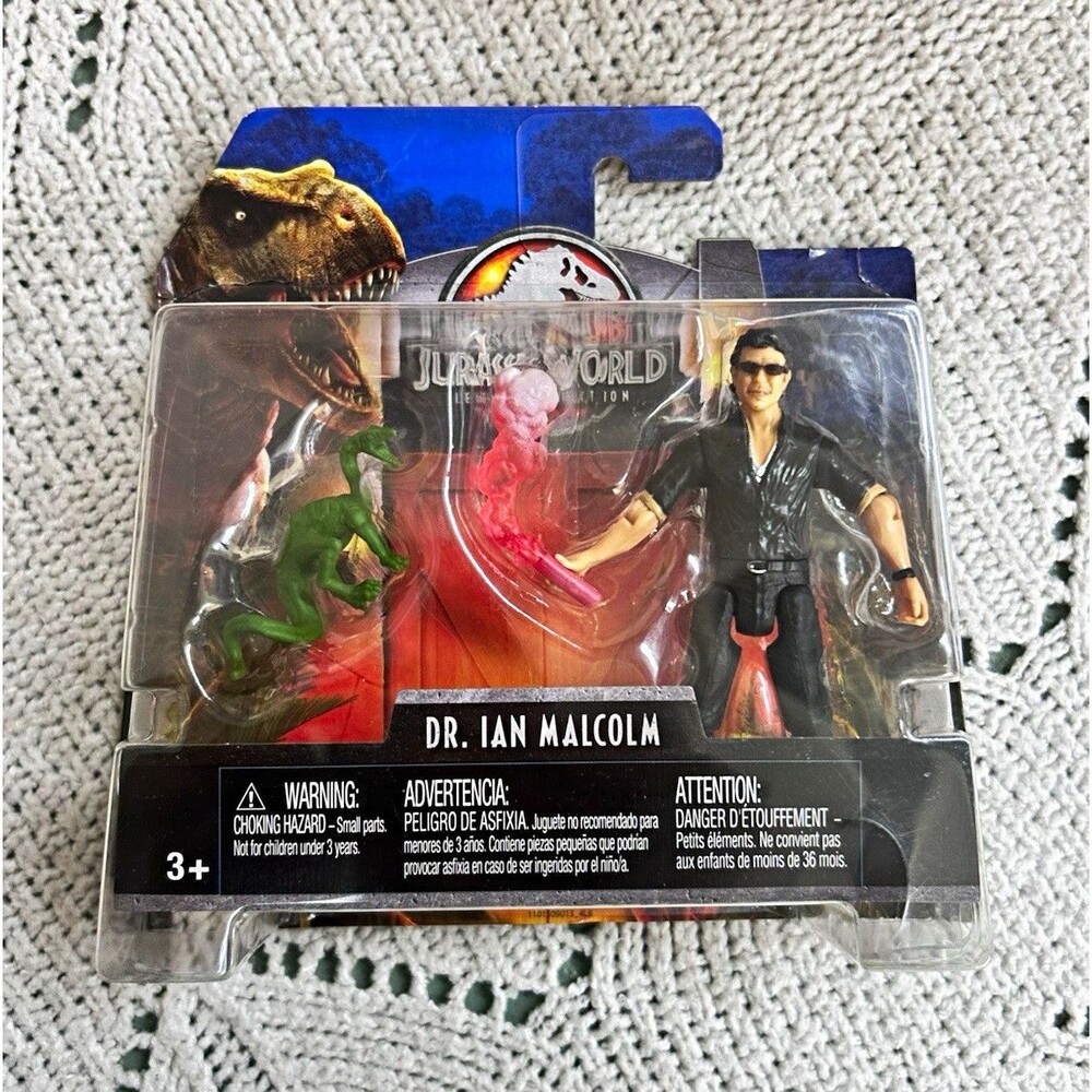 Mattel Jurassic World Legacy Collection Dr Ian Malcolm 3.75" Action Figure NIB